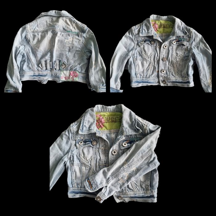 Късо дънково яке River Island