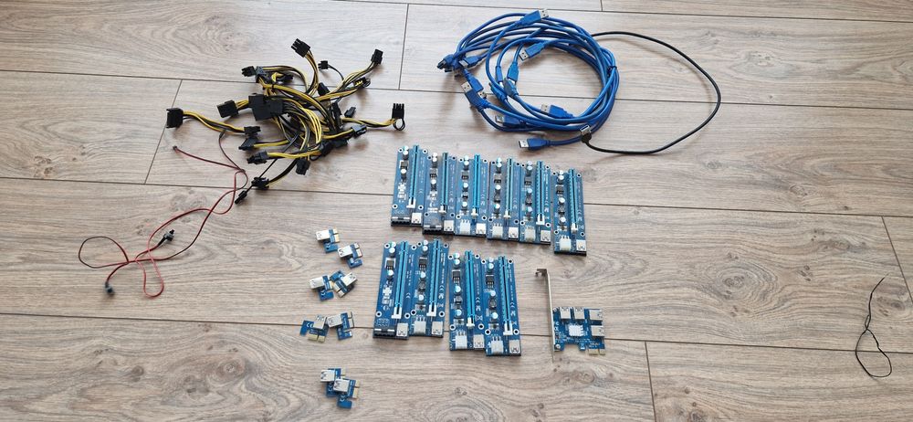 Комплект части за риг, платки, кабели