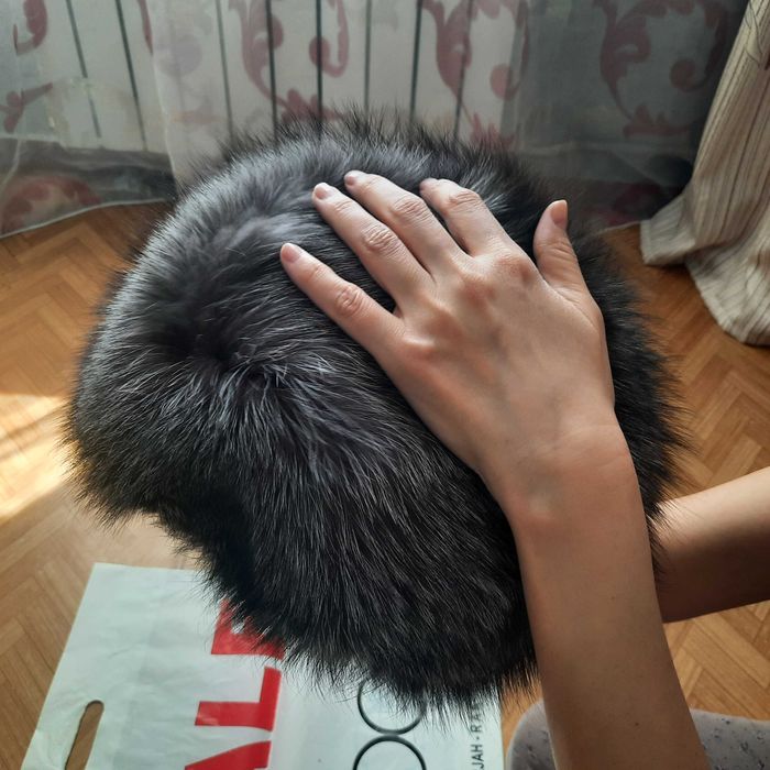 Продам шапку чернобурка