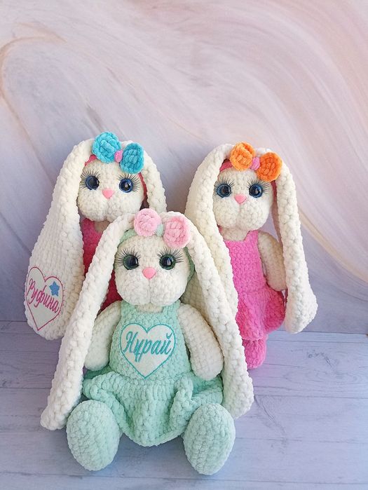 Именные вязаные игрушки