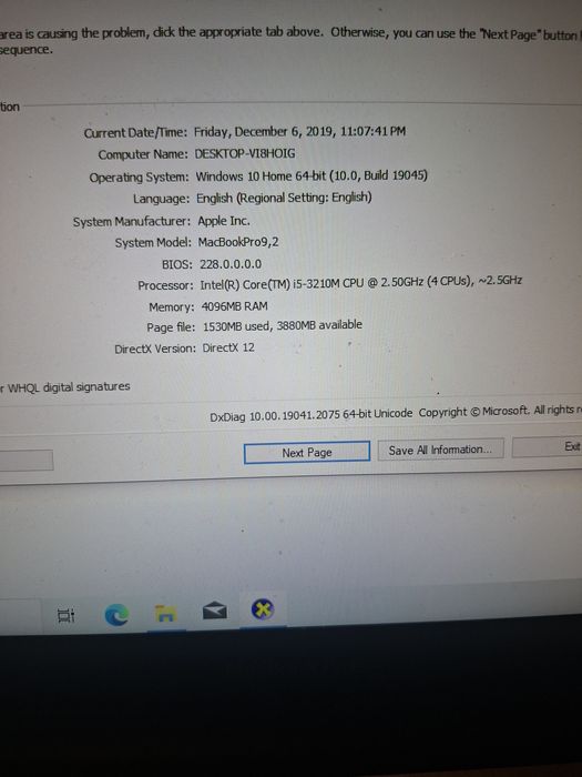 Vand macbook pro