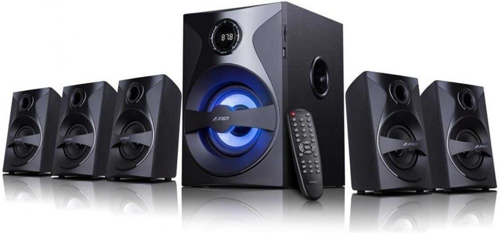 Boxe 5.1 Fenda F3800X, 80W RMS, Bluetooth 4.0, USB/SD card reader, FM