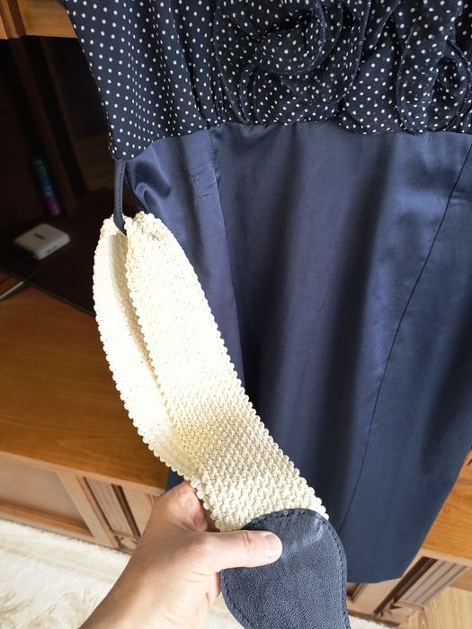 Rochie de zi bleumarin