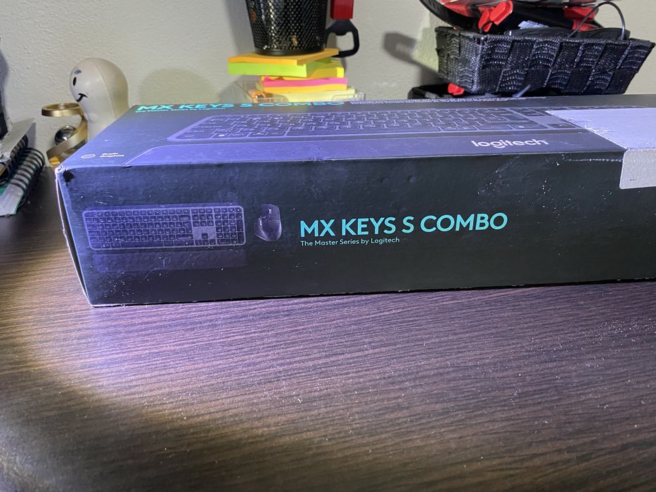 Kit tastatura si mouse Wireless LOGITECH MX KEYS S Combo