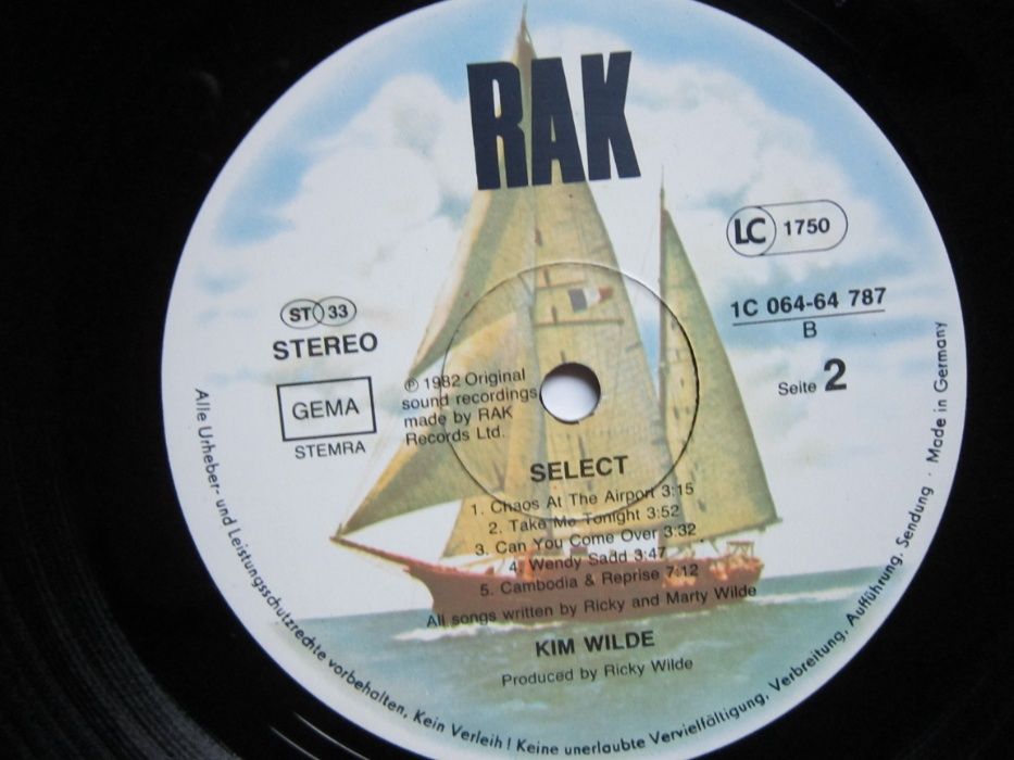 Kim Wilde ‎-Select & This I Swear