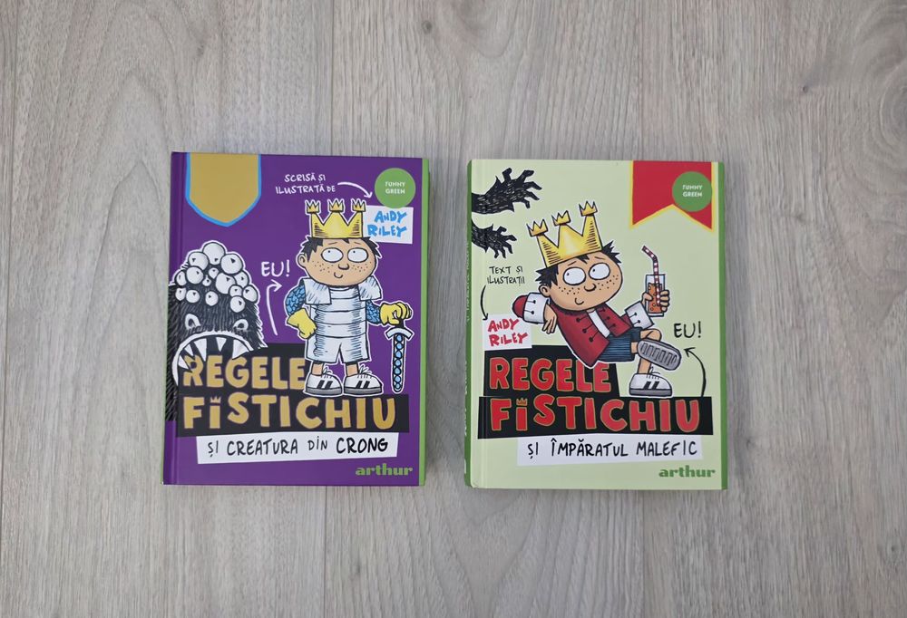 Pachet 2 carti din seria Regele Fistichiu