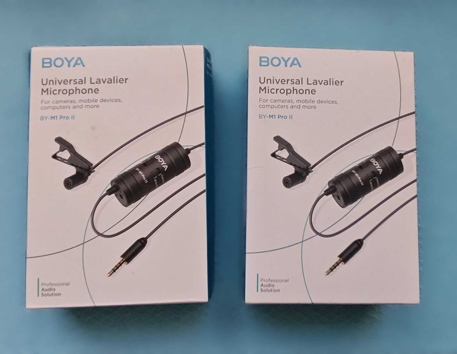 Професионални микрофони BOYA WMic5 - ултра комп. стрийм, подкаст, live