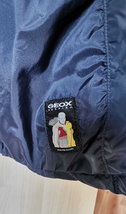 Geacă jacheta lunga fete iarna GEOX Respira mărimea 14 ani Parka navy