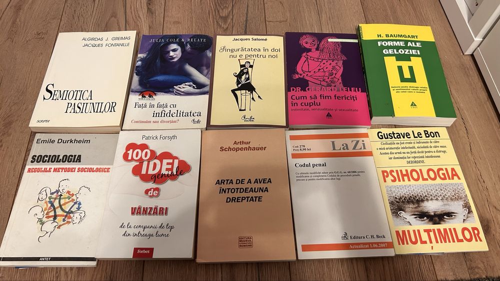 Carti psihologie sociologie colectie