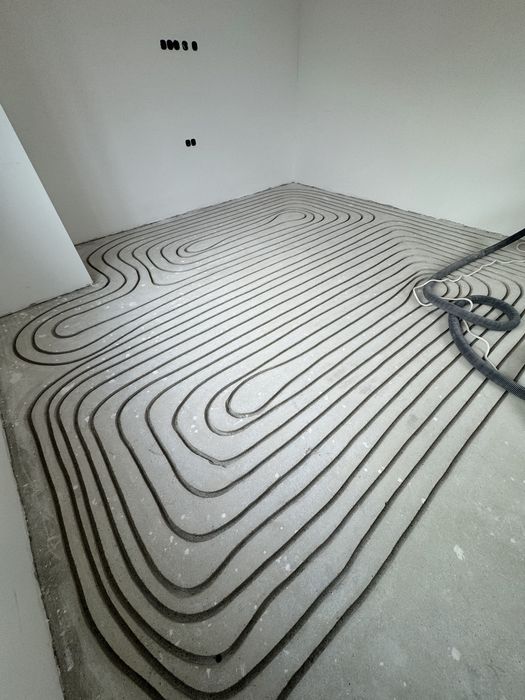 Incalzire in pardoseala prin canelare in sapa existenta