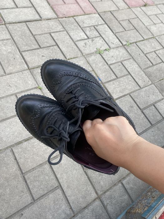 Продам лоферы на массивной подошве