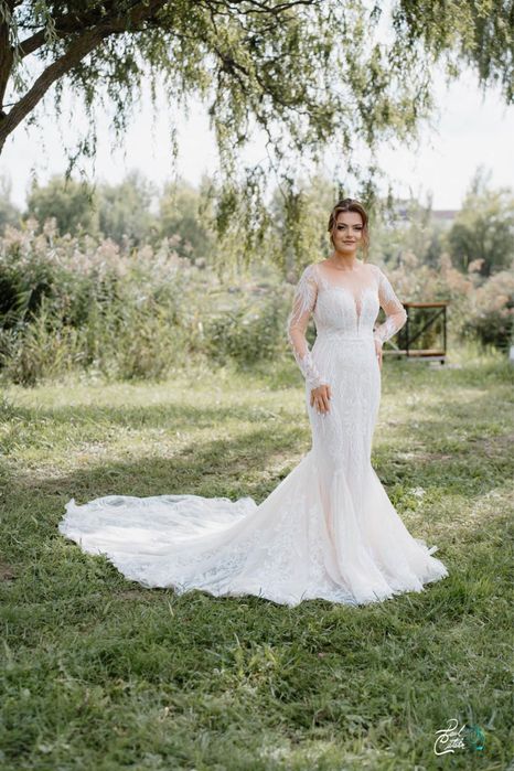 Rochie de mireasa de vanzare,Marimea S!!!