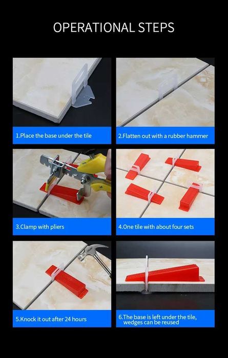 Метални Клещи за система за нивелиране / изравняване на плочки