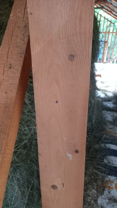 Vând ușa dubla din brad