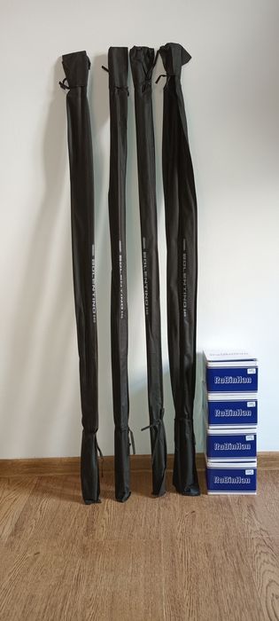SET 4 Lansete Feeder 2.4m ROBINHAN Bolentino + 4 Mulinete IF5000