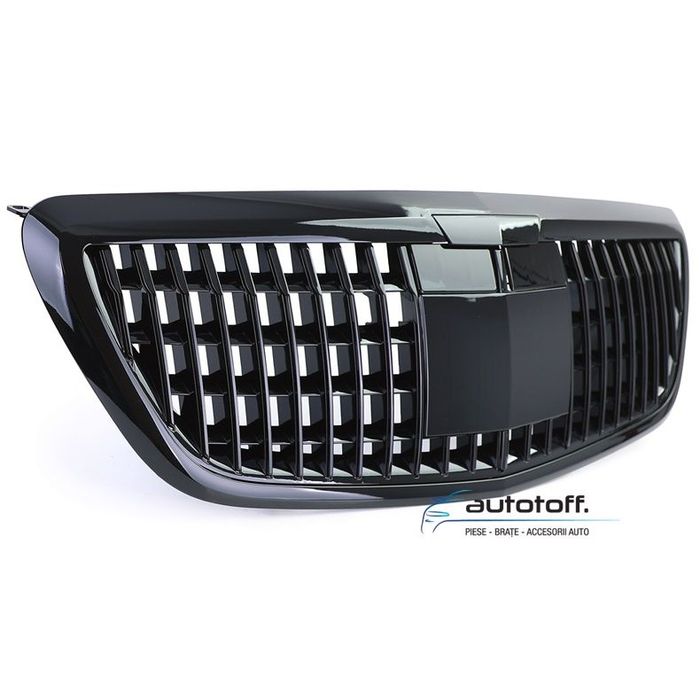 Grila Mercedes W222 compatibila cu S-Class (13-20) Negru lucios MBH