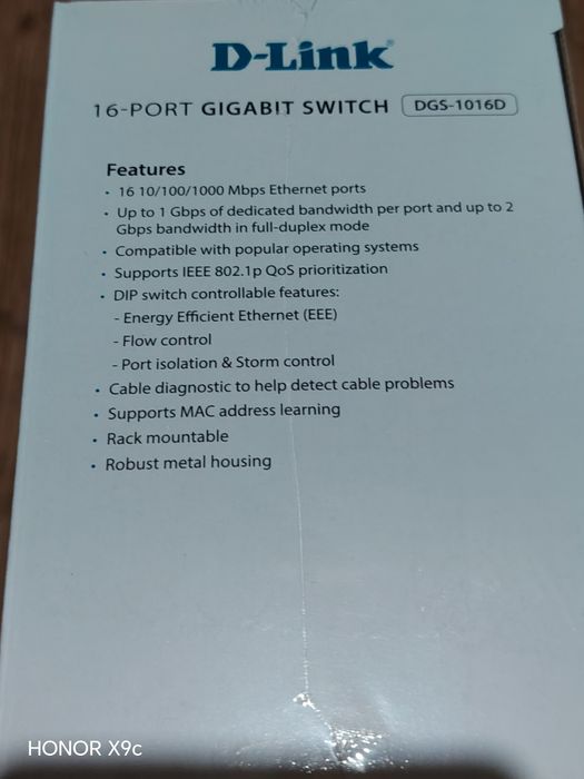 Коммутатор D-Link 1016D