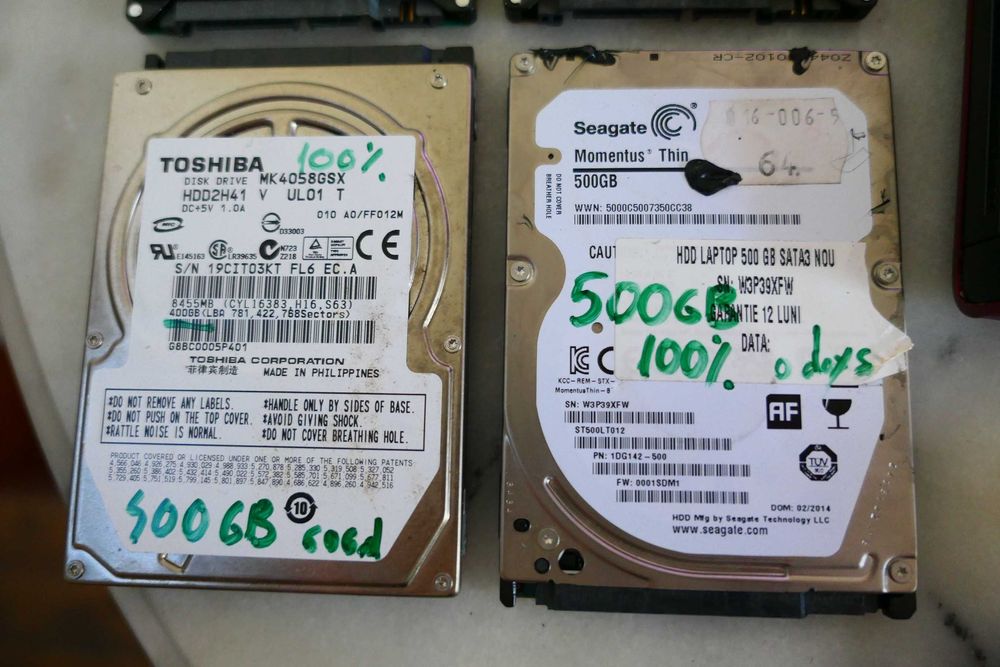 Hard Hdd SATA 2.5" 2,5 pentru Laptop WD Toshiba Seagate 160 250 GB 320 500 Giga 1 TB