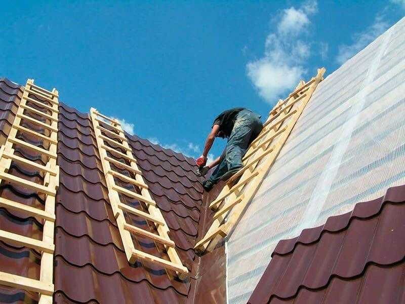 монтаж металлочерепицы | Metallocherepitsa o'rnatish ishlari