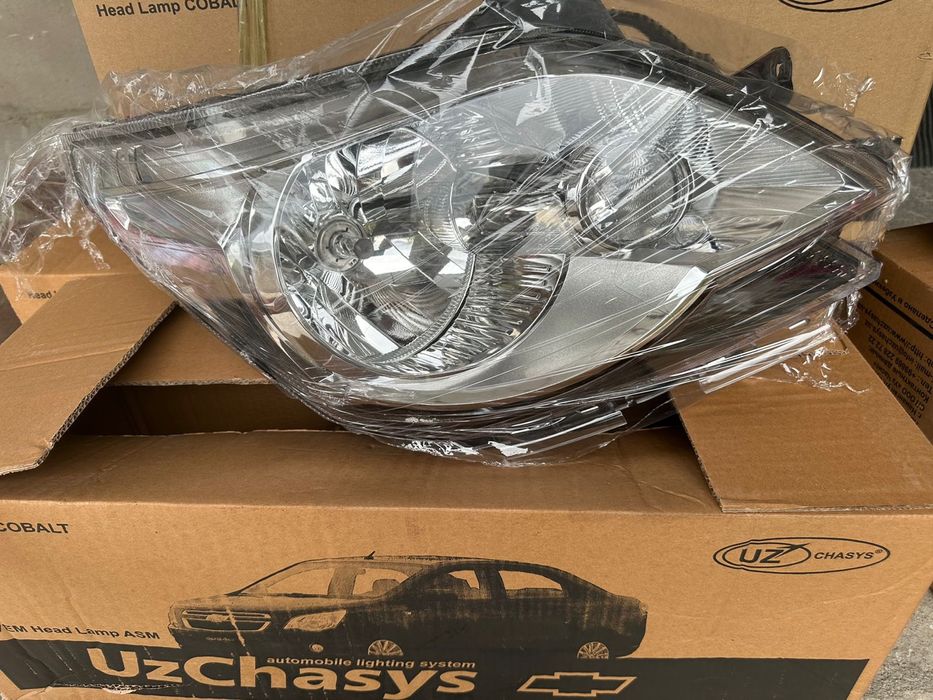 Передние фары, противотуманки на кобальт
