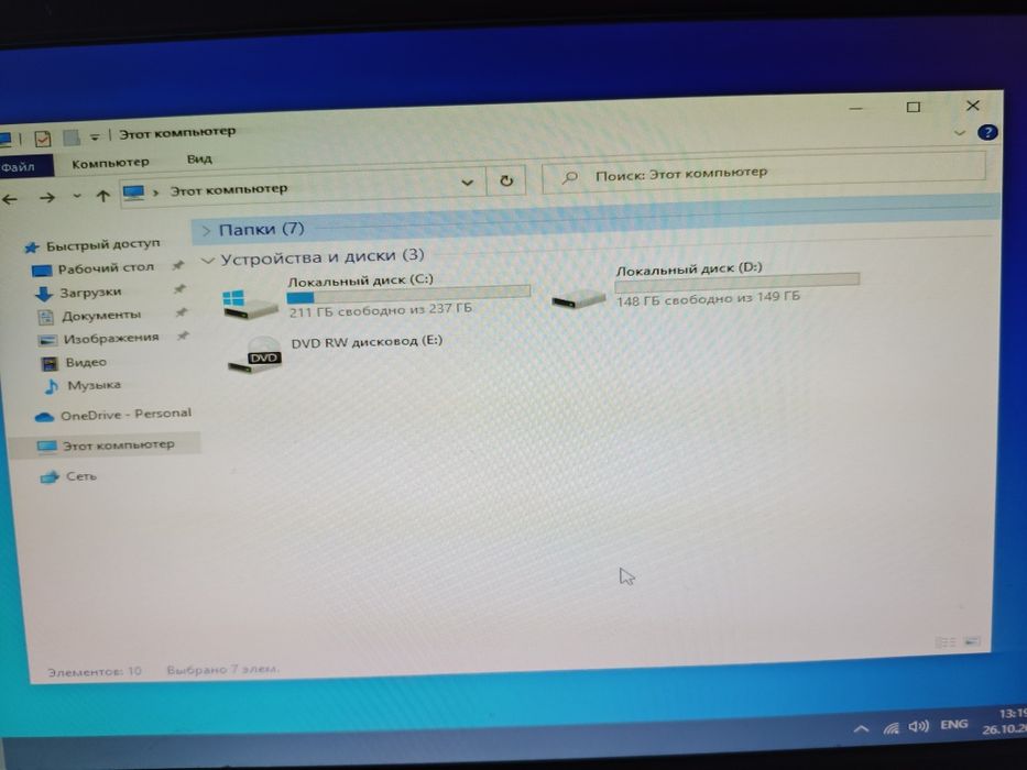 Пк HP  i3  ssd+hdd