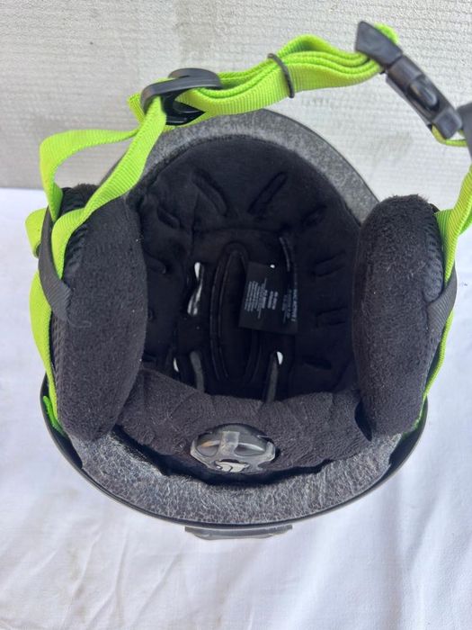 Casca Schi / Snowboard Copii Cairn Loc-Active J, Negru / Verde Neon marime 48