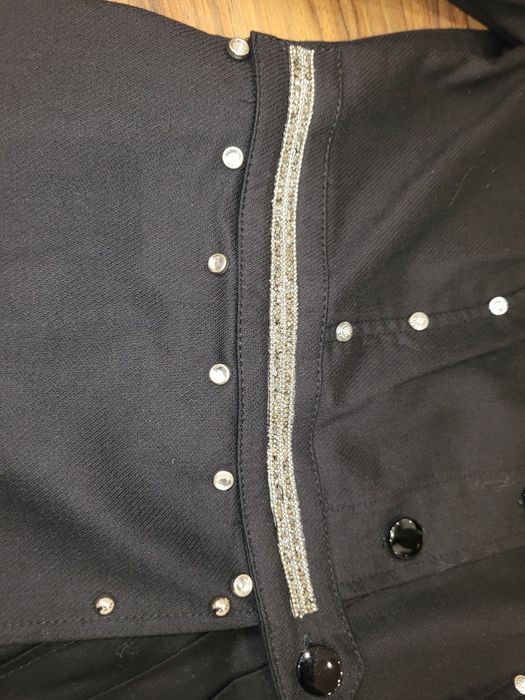 Черно манто Lucy