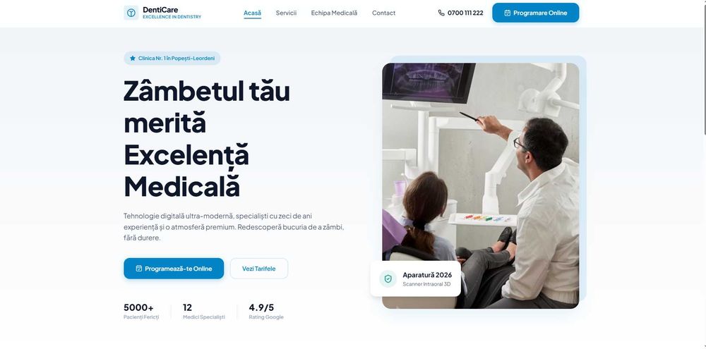 400 ron Fac Website / Landing Page + Logo + Postări