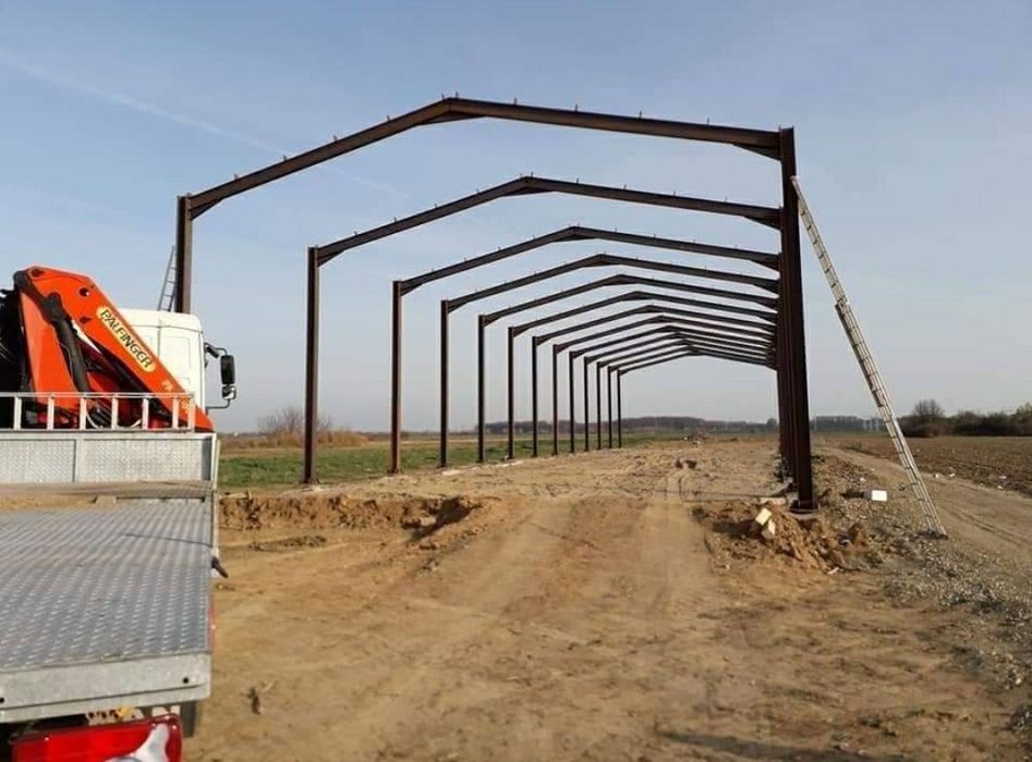 Vând hală metalică 12x 30h5  e stoc