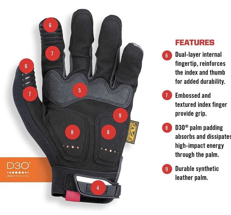 Перчатки тактические Mechanix Wear M-Pact Gloves! Новые с бирками!