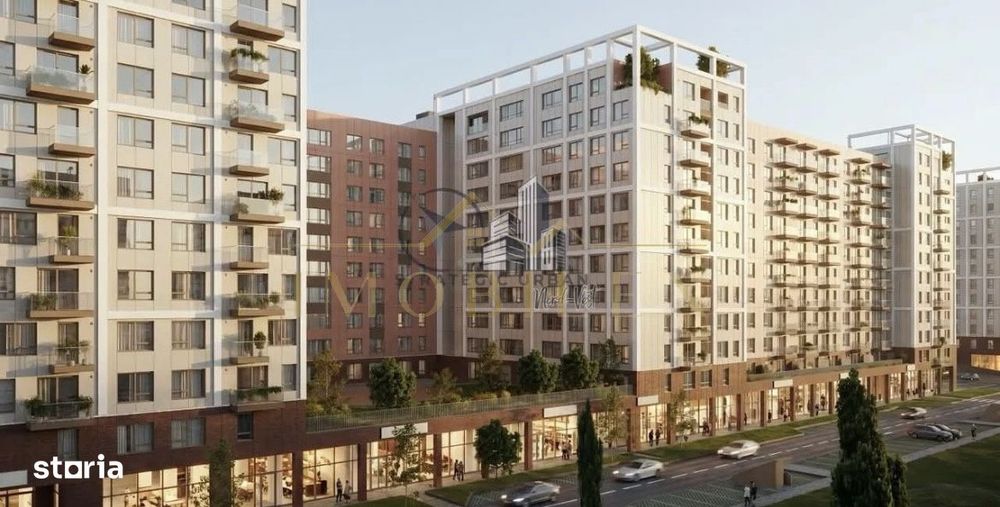Apartament cu 3 camere, semifinisat, proiect Nou , zona Vivo