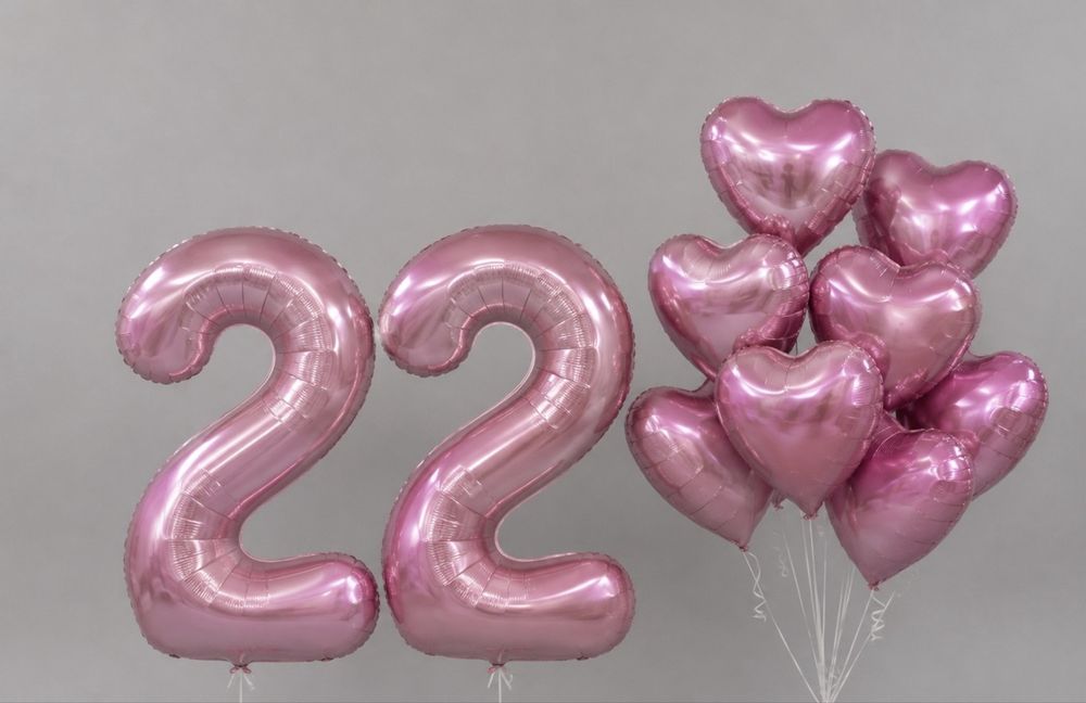 22 саны және 7 жүрек шарлары.