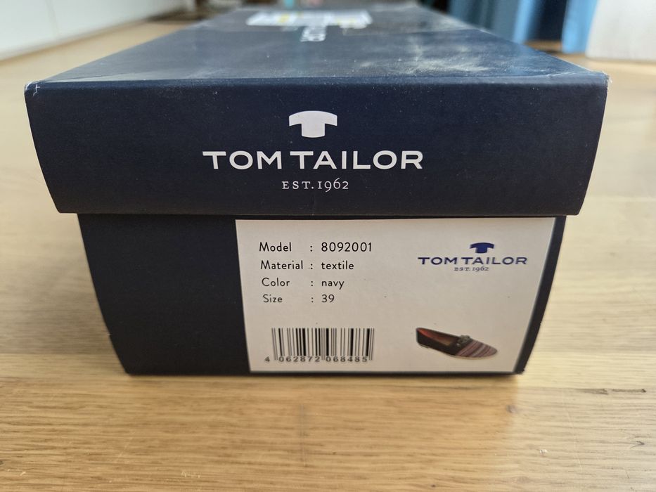 Vand espadrile noi Tom Tailor- culoare bleumarin