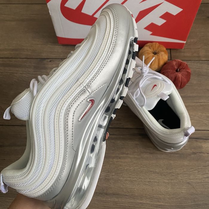 Nike Air Max 97 White Silver размер 45