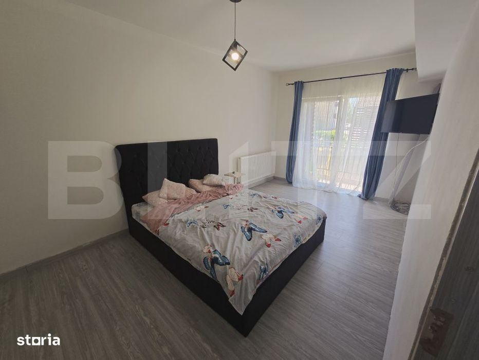 Apartament modern cu 3 camere, 69 mp, parter, balcon, Apahida