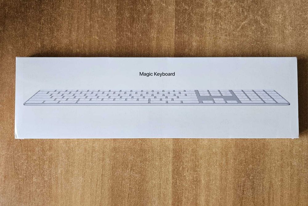 Tastatura Apple Magic Keyboard cu numeric keypad, alba, Sigilata.
