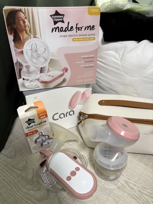 Помпа за кърма Tommee Tippee, възглавница за бременни, ръчна помпа, подплънки за кърмачки и аксесоари