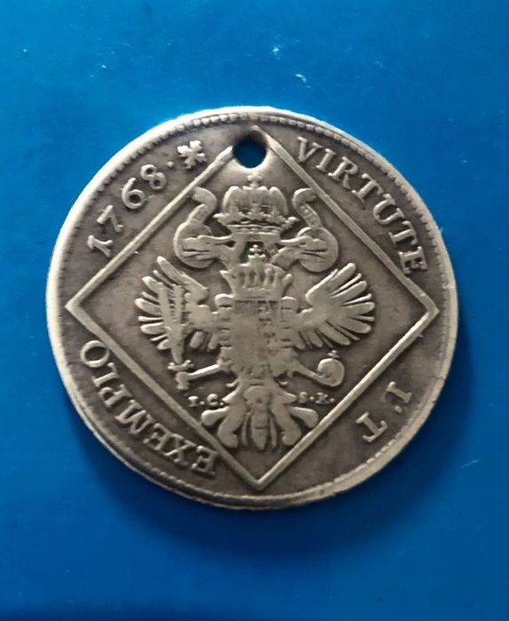 антични монети 5 ст.1881 г, 30 кройц.1768 г, 25 коп.1877 и други.