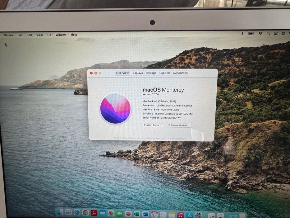 MacBook Air 7,2 13 inch 2017