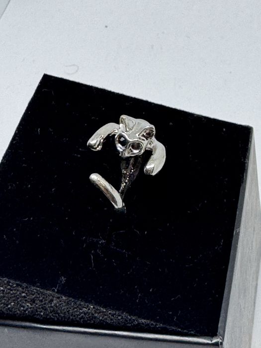 дамски сребърен пръстен коте 6.25гр 925