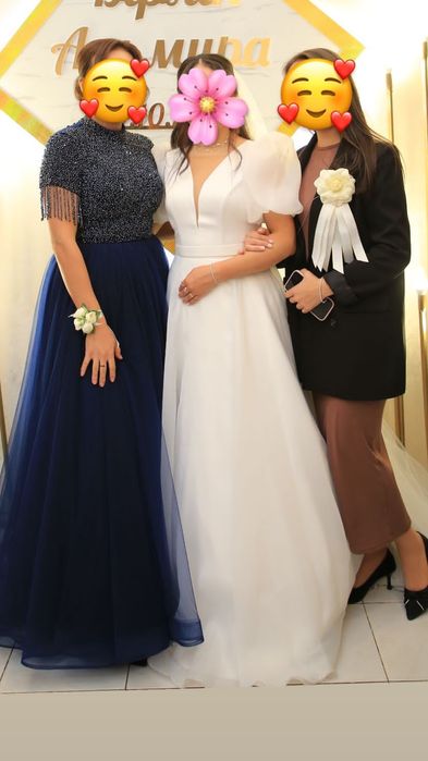 Свадебная белая платье