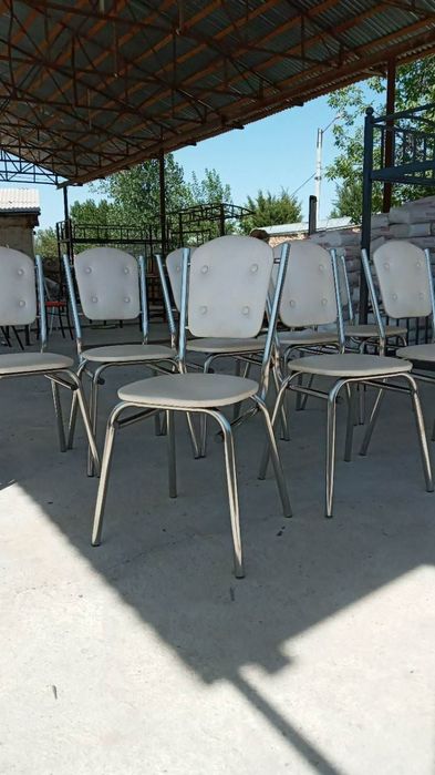 стол и стул из нержавейки Аксияа