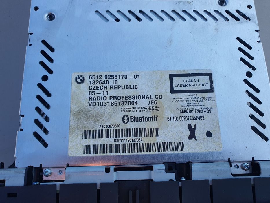 Cd player cu Bluetooth incorporat e90 e91 e92 e93 e87 e82 x1 e84 lci