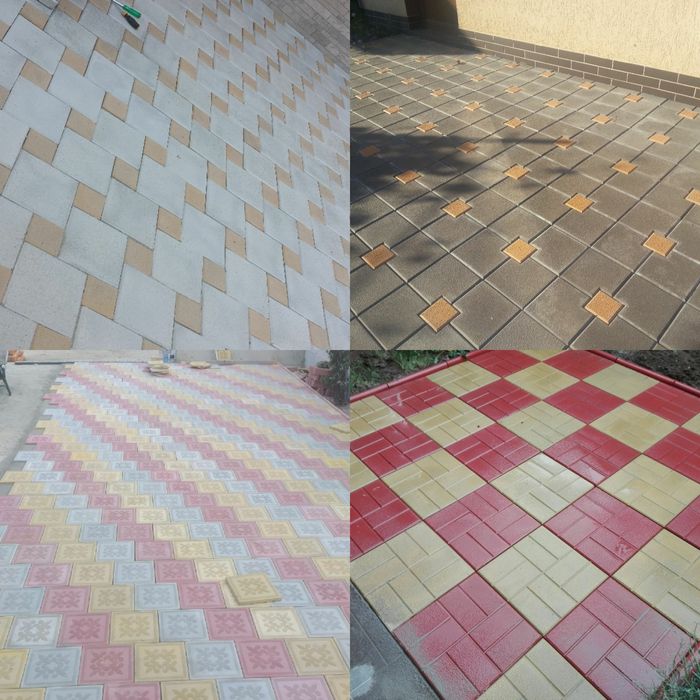 Dale de beton Pavaje Pavele - model Pastella Duos