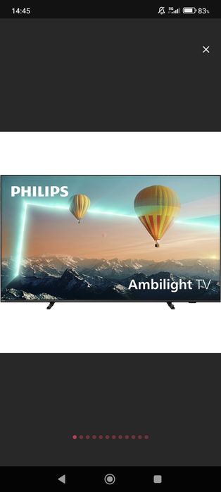 Televizor smart LED Philips 4k 43"