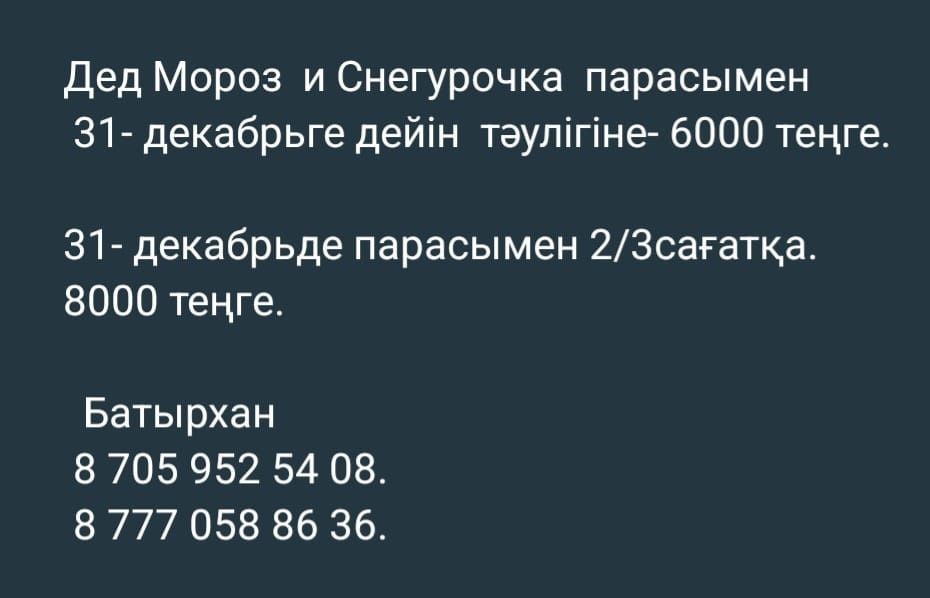 Дед Мороз аниматоры