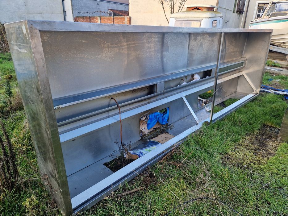 Hota inox gros cu filtre inox, fast food sau restaurant