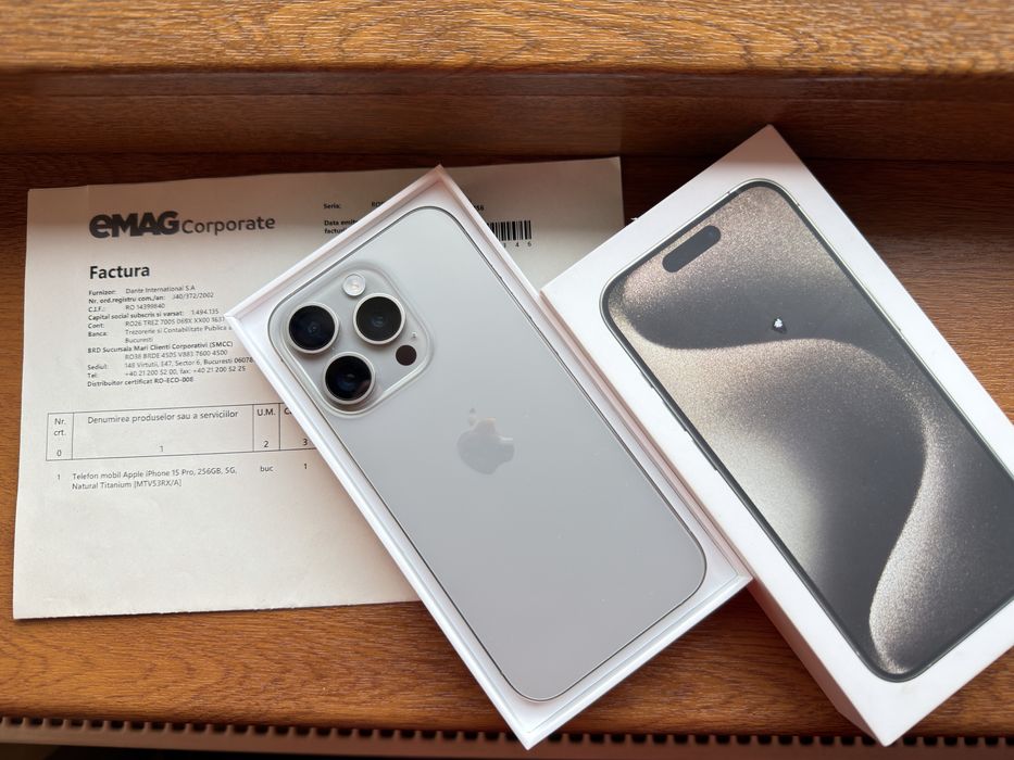Iphone 15 pro Natural Titanium 256 GB