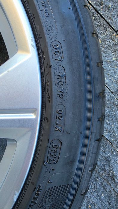 Set 4 jante originale Audi A6 C8 R19 + anvelope Michelin Pilot Sport 4