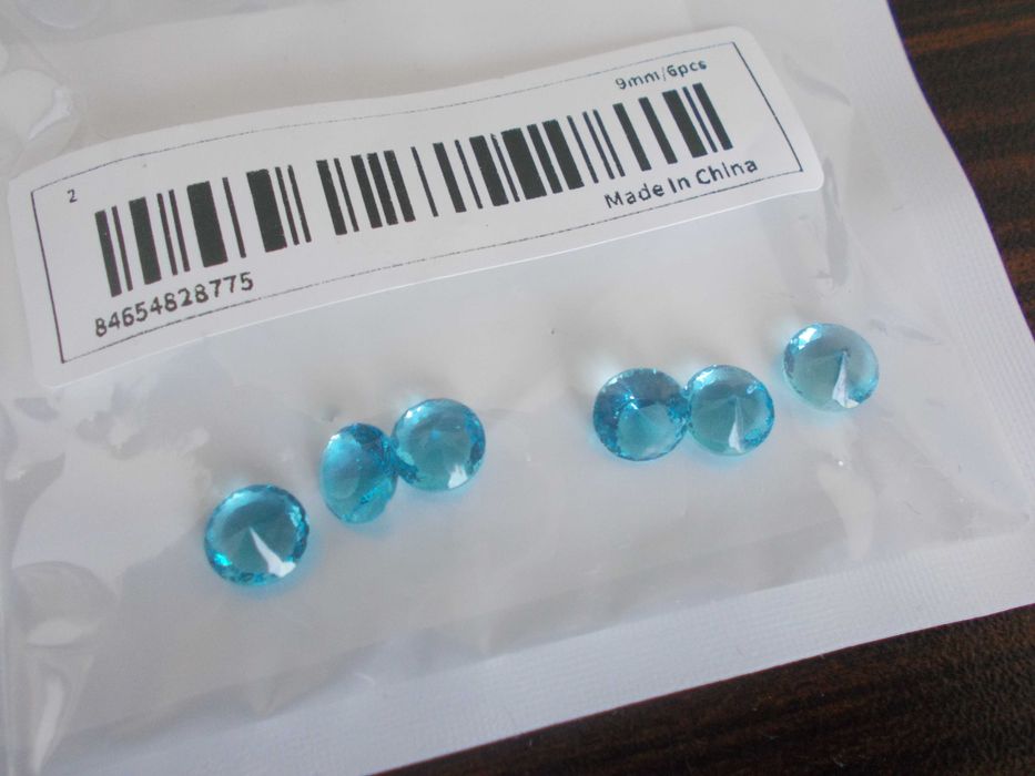 Синтетични Сапфири от морско стъкло